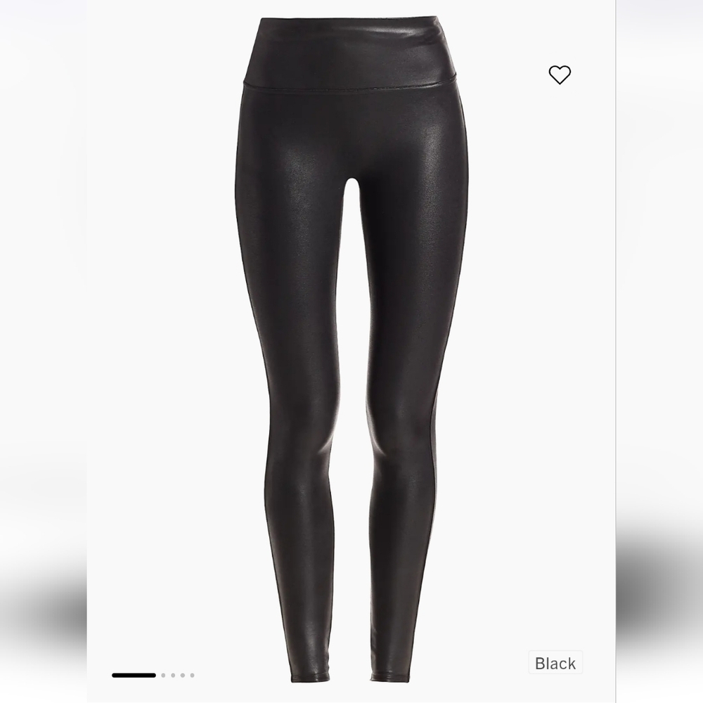 Spanx Faux Leather Leggings